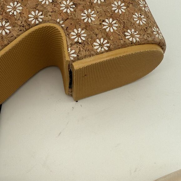 Beach By Matisse Tammy Wedge Sandal Platform Slide Size 11 Daisy Cork Open Toe. - Picture 14 of 15